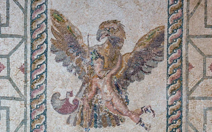 Roman mosaic at the House of Dionysos in Paphos