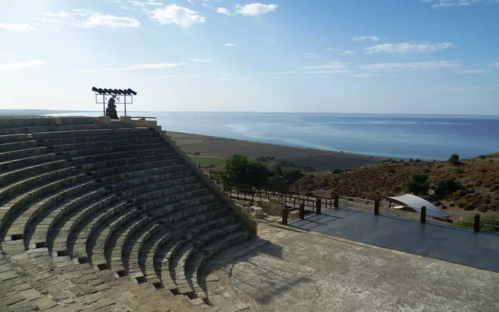Ancient theatre at Kourion in Cyprus