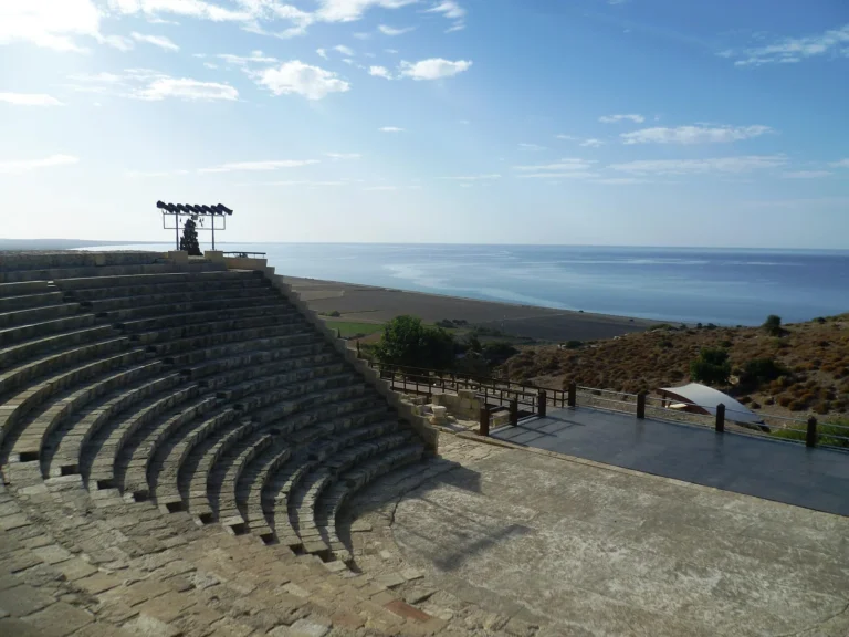 Ancient theatre at Kourion in Cyprus