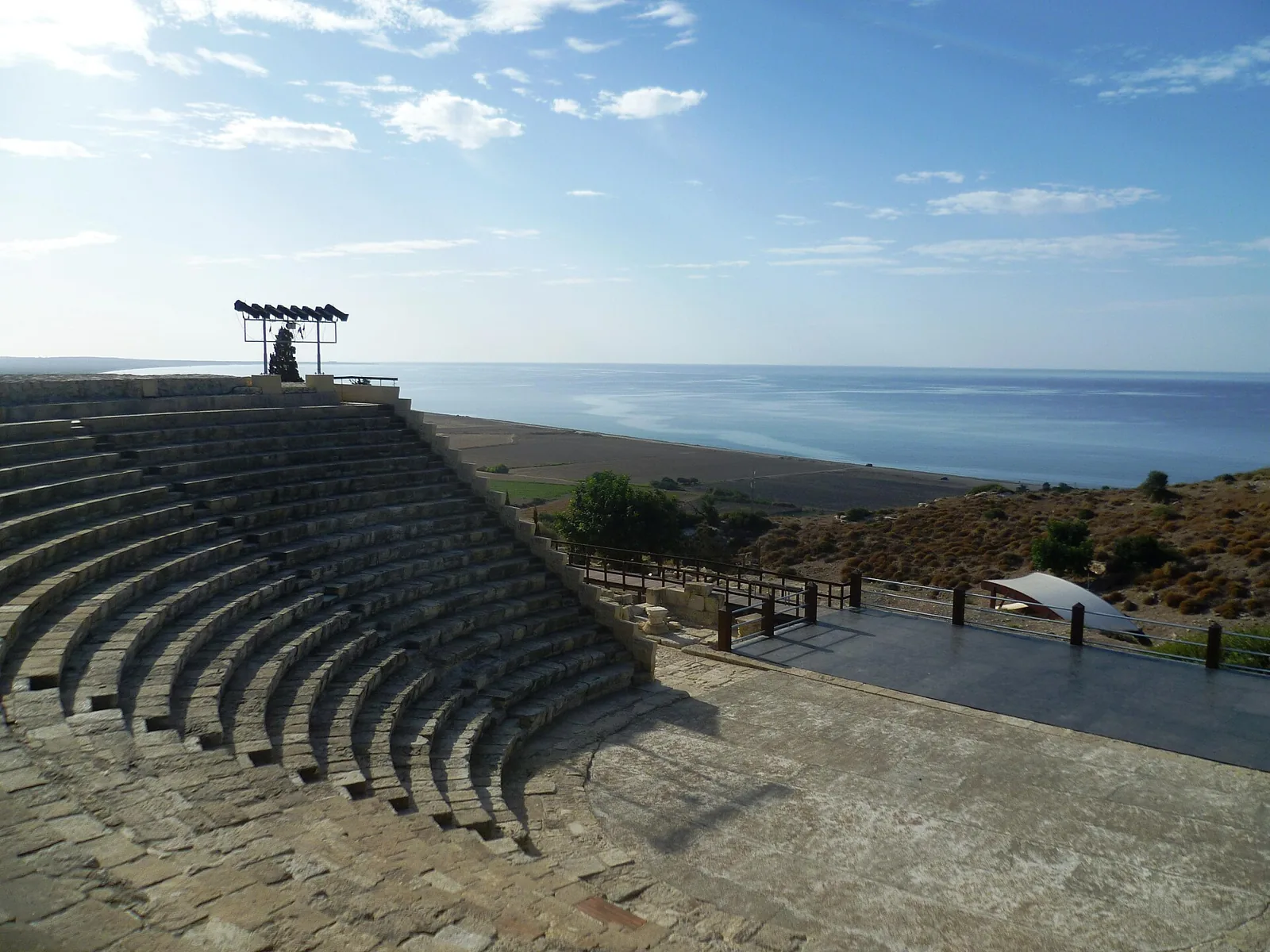 Ancient theatre at Kourion in Cyprus