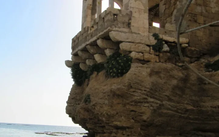 Makaad El Mir ruins beside Batroun’s rocky coast