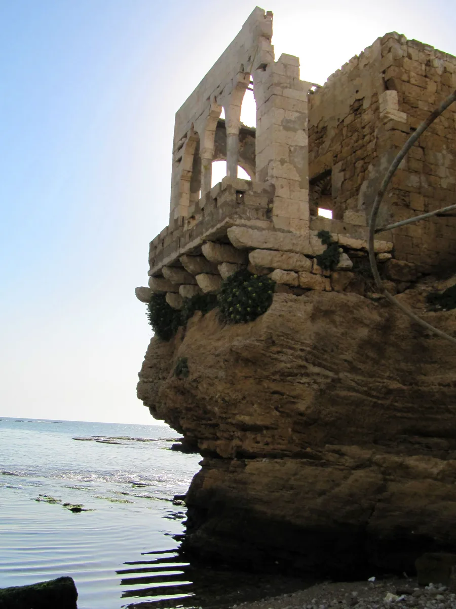Makaad El Mir ruins beside Batroun’s rocky coast