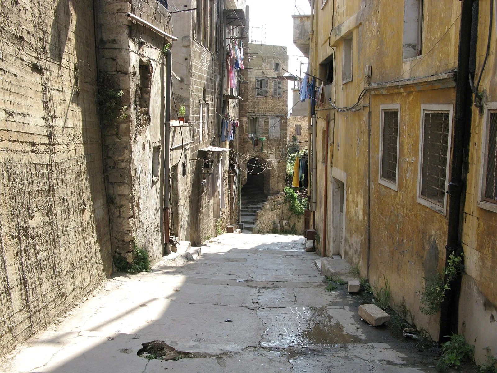 Older buildings in central Tripoli, Lebanon