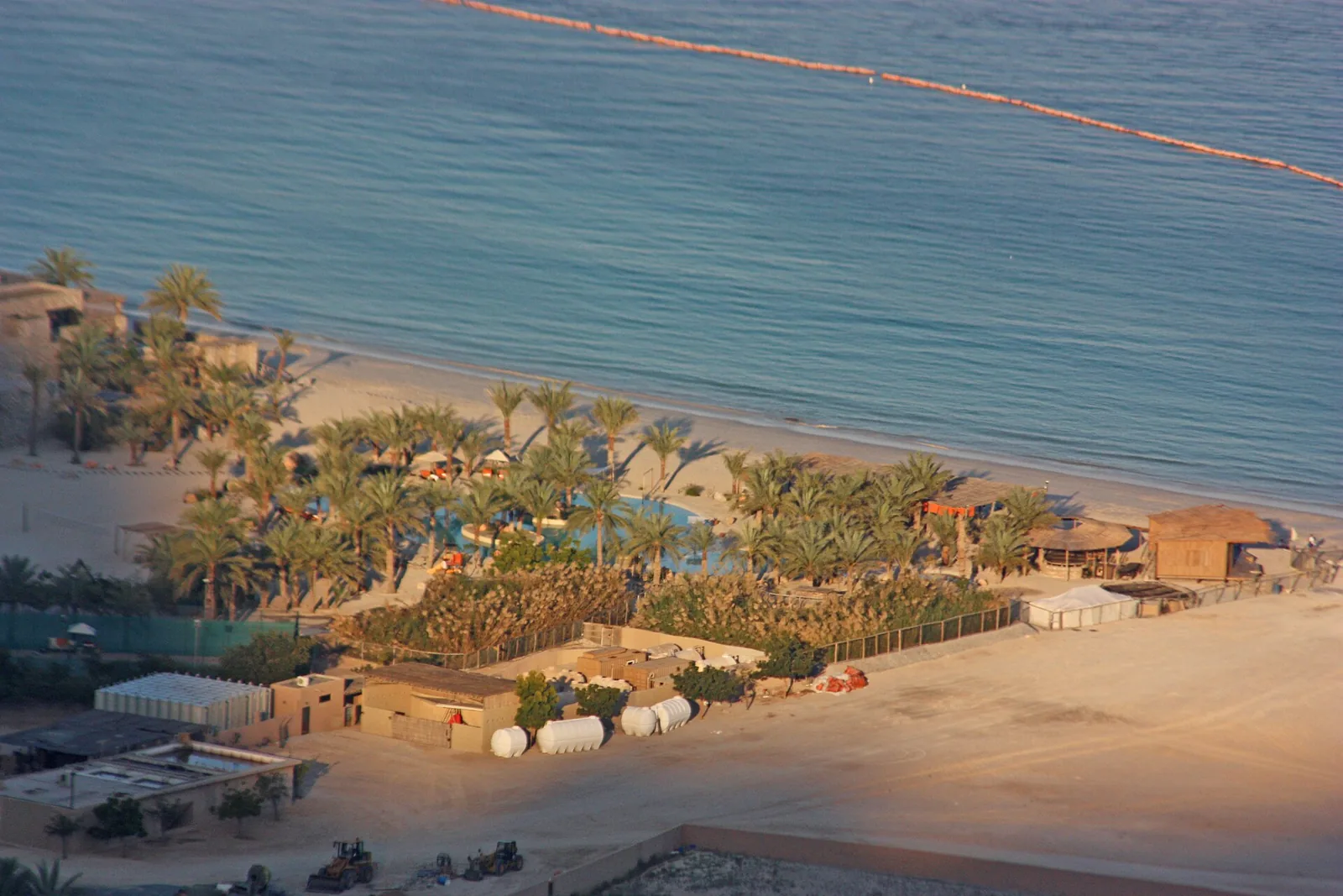 Zighy Bay coastline and resort setting in Musandam, Oman